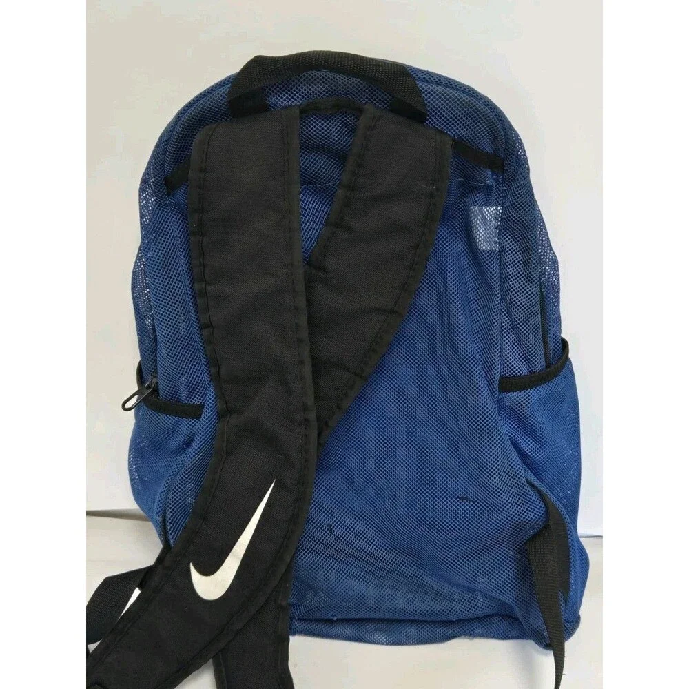 Nike Backpack Brasilia Mesh BA5388-480 Blue Polyester Unisex One Size